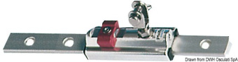 Osculati 46.672.01 - Fork Bracket For Rail 25x4 mm