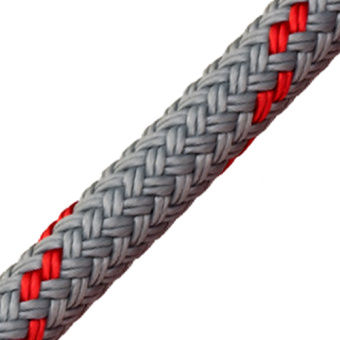 English Braids 6060200906 Braid On Braid 6 mm Gray/Red