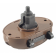 Foresti & Suardi Brown Lock With Striking Plate
