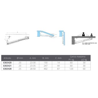Roca Anodized Light Alloy Folding Brackets 402 mm