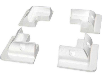 Victron Energy AQ001-WIT - Angle Blocks White For Solar Panel (Set Of 4)