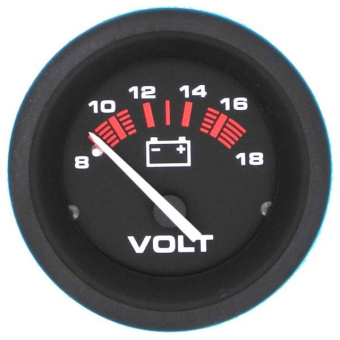 Veethree 57901E Amega Voltmeter 8-18V