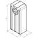 Can SB Rigid Vertical Plastic Grey/Black Water Tank - 61 L