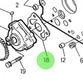 Nanni Diesel 970143115 - Oil Pump Gasket for HE and N Series Engines