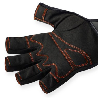 Plastimo P202488 - Typhoon Essential Full Finger - Adult - Black/ Solar M