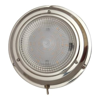 Hollex Surface-Mounted Ceiling Light Stainless Steel 304 12V 127mm Warm White LED