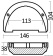 Volvo Penta 3855411-2 Duo Prop Zinc Leg Anode - Osculati 43.554.11