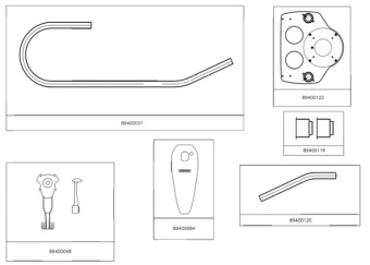 Lewmar 89400298 - Guardrail Kit Enguard Standard C/W Pod Mech STBD
