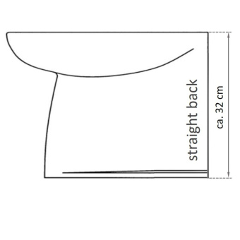 Jabsco 58068-1000 - Toilet Bowl for Straight Deluxe Flush 58080/58280 Toilets