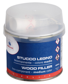Osculati 65.520.13 - Filler Bicomponent Wood Medium Coloured 150 ml