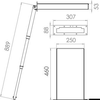 Osculati 49.549.63 - Mini Retractable Ladder