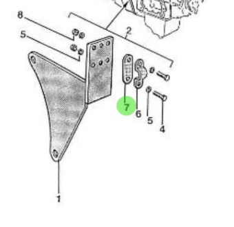 Nanni Diesel QCC33014TF - Counter Plate for HE Marine Engines