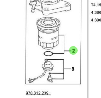 Nanni Diesel 970311185 - Fuel Filter for T4 and T6 Series Engines