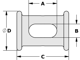 Tylaska TY2402 S2 Spool Shackle