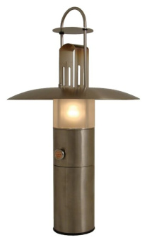 Delite 650106 - Storm Lantern / Oil Lamp Petrolux Stainless Steel Matte Glass 419 mm