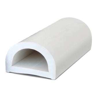 Allpa PVC Fender Profile 'Dock 60' B=60mm, White, 16m
