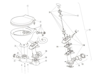 Talamex Bowl Standard Incl Bowl Gasket And Bolt Set