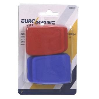 Euromarine Blue + Red Automatic Battery Terminal - Pair