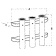 A.A.A Rod Holder Wall Mounted 2 Rods