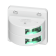 Lopolight 301-101ST-WH - Navigation Light 3NM 112,5° Green, Starboard, Double, White Coated