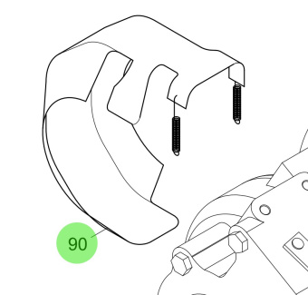 Steyr 2179939-0 - Turbocharger Heat Protection for MO306H181 Engines