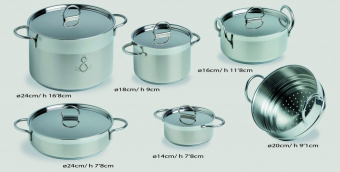 Marine Business Kitchen Cookware (11 pcs.)