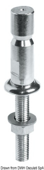 Osculati Compact AISI 316 Male Stanchion Base for Ø25x1.5–30x2 mm Stanchions