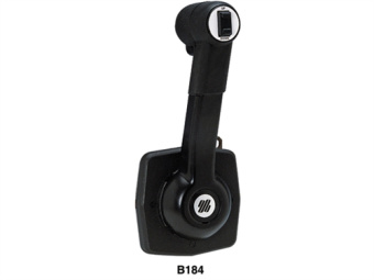 Ultraflex 38946D - B184 Motor Control Side Mount With Trim Black