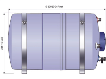Quick B3 Boiler 40 Liter 220V/800 W