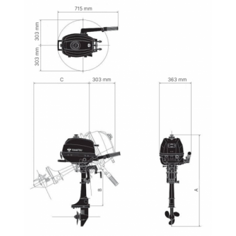 Tohatsu Outboard Motor MFS3.5S