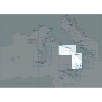 Navigation Chart South-Central Tyrrhenian Sea From Fiumicino To Punta Licosa