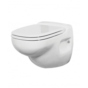 Vetus HATO24C - Wall Mounted Electric Marine Toilet 24V with Control Panel