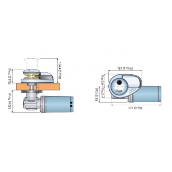 Quick FSCL10512006A00 - Vertical Windlass CL1 500W 12V