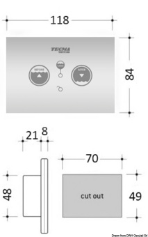 Osculati 50.226.51 - Pannello Di Controllo Touch SFT Multifunzione