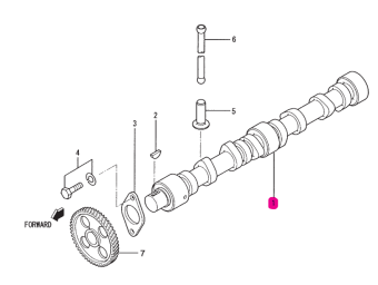 Northern Lights 32A0500101 - Camshaft  L-M-NL944, M30CW