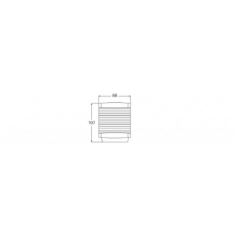 Hella Marine 360 ° Light Series 2984 Black - White Light