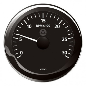 VDO A2C59512430 - Veratron ViewLine Tachometer 3.000 RPM Black 85mm