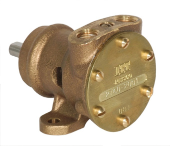 Jabsco 2760-2001 - 1/4" bronze pump, 10-size, foot-mounted with BSP threaded ports