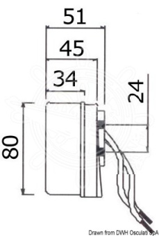 Osculati 21.451.52 - Compact Diaphragm Horn