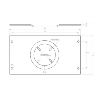 Barka Light Alloy Plate 330X180