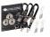 Rapid Marine PE25LPKIT-3-BK - Padeye Kit - Low Profile x 3, Black
