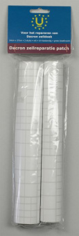 U-Rope Sail Repair Tape Dacron 240 mm x 370 mm White (2 pcs)