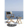 Marine Business Black Folding Stool 45x36x46 cm