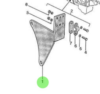 Nanni Diesel 970300365 - Throttle Support for Speed Regulator