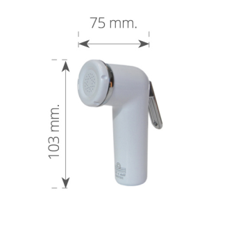 Black ABS Spare Shower Head