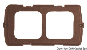 Osculati 14.668.02 - Double Mounting Kit Brown