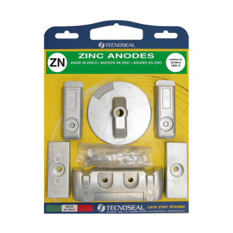 Tecnoseal Mercury Verado 6 Anode Kit with Hardware – 8 Pieces