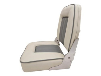 Hollex Seat Silver Star Cream/Grey With Grey Trim