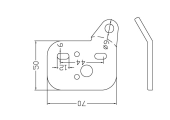 TyeTec DP0508 - Dead End Plate 5mm 250 daN