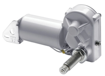 Vetus RW08A Wiper Motor, 12 V, 25 mm, Spindle With Parallel End, 2 Speed